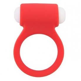 Красное эрекционное виброкольцо LIT-UP SILICONE STIMU RING 3 RED