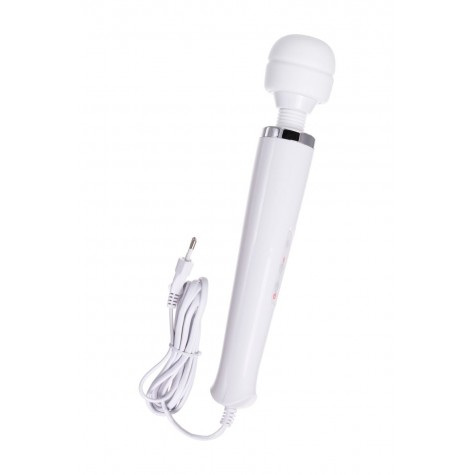 Белый жезловый вибромассажер L'EROINA Super Massager