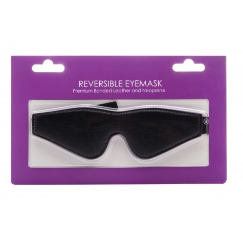 Чёрно-фиолетовая двусторонняя маска на глаза Reversible Eyemask